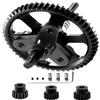 Rcarmumb Hardened Steel Slipper Clutch Eliminator Gear Upgrades Part for 1/10 Slash 4X4/VXL Stampede 4X4/VXL Rustler 4X4/VXL,54T Spur Gear with Pinions Gears Set(15T 17T 19T),#6878,Black view 1