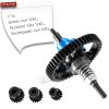 Rcarmumb Upgrades Part for 1/10 Slash 4X4/VXL Stampede 4X4/VXL Rustler 4X4/VXL,Slipper Clutch Eliminator 53T Spur Gear with Pinions Gears Set(15T 17T 19T),Hardened Steel RC Upgrades,#6878,Navy Blue view 2