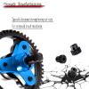 Rcarmumb Upgrades Part for 1/10 Slash 4X4/VXL Stampede 4X4/VXL Rustler 4X4/VXL,Slipper Clutch Eliminator 53T Spur Gear with Pinions Gears Set(15T 17T 19T),Hardened Steel RC Upgrades,#6878,Navy Blue view 4