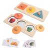 Twefex Montessori Spinning Drum + Montessori Multiple Shapes Knob Wooden Puzzles view 1