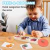 Twefex Montessori Spinning Drum + Montessori Multiple Shapes Knob Wooden Puzzles view 4