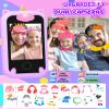 Kids Smart Phone for Girls Unicorns Gifts for Girls Toys 8-10 Years Old Phone Touchscreen Learning Toy Christmas Birthday Gifts for 3 4 5 6 7 8 9 Year Old with 8G Memory Card (Purple) view 4