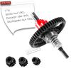 Rcarmumb Hardened Steel Slipper Clutch Eliminator Gear Upgrades Part for 1/10 Slash 4X4/VXL Stampede 4X4/VXL Rustler 4X4/VXL,54T Spur Gear with Pinions Gears Set(15T 17T 19T),#6878,Red view 2