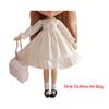 XiDonDon Doll Clothing Fashion Dress for Blyth,Ob24,Licca,Azone BJD Doll Clothes Toys Accessories Gifts (Apricot)(Only Clothes) view 2