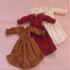 XiDonDon Doll Clothing Fashion Dress for Blyth,Ob24,Licca,Azone BJD Doll Clothes Toys Accessories Gifts (Apricot)(Only Clothes) view 3