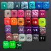 Alien Xray Markers, With Initials, Glitter view 3