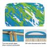 Blue Green Camouflage Diaper Backpack with Name Custom Backpack Mommy Nappy Baby Bag Waterproof Casual Travel Daypack Tote Bag for Mom Dad view 4