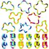 10pcs Fidget Toys - Sensory Items Quiet Fidget Toys for Adults Boys Girls Anxiety Stress Relief Toys Pack- Squeeze, Twist, Chain Spinner Alternative Gift view 1