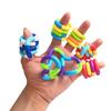 10pcs Fidget Toys - Sensory Items Quiet Fidget Toys for Adults Boys Girls Anxiety Stress Relief Toys Pack- Squeeze, Twist, Chain Spinner Alternative Gift view 2