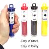 Ahoper Left Right Center Dice Game Prime Set Bundle with 3 Dices + 36 Chips. Round Tube Storage is Very Convenient for Travel. Easy to Store, Carry Around. (4 Pack) view 2