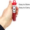 Ahoper Left Right Center Dice Game Prime Set Bundle with 3 Dices + 36 Chips. Round Tube Storage is Very Convenient for Travel. Easy to Store, Carry Around. (Red) view 2