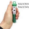 Ahoper Left Right Center Dice Game Prime Set Bundle with 3 Dices + 36 Chips. Round Tube Storage is Very Convenient for Travel. Easy to Store, Carry Around. (Green) view 2