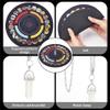 CRASPIRE Pendulum Mat, Altar Tarot Card Pad Dowsing Pendulum Ceremony Rubber Mat with 1 Crystal Dowsing Pendulum Necklace for Altar Supplies Pendulum Board Dowsing Divination view 4