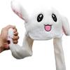 Koala Winter Warm Bunny Hat With Moving Rabbit Ears - Funny Cosplay Christmas Party Hat view 4