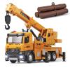 OANMYJJO Children Crane Toy Metal DieCast Crane ModelConstruction Truck Toys with Simulated Sounds and LightsSuitable for Ages 3 and Up Toy Crane for Boys view 1
