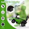 Costzon Push Cars for Toddlers, 3 in 1 Licensed Lamborghini Stroller Sliding Walking Car w/Handle, Armrest Guardrail, Underneath Storage, Horn, Foot-to-Floor Ride On Toy for Boys Girls (Green) view 3