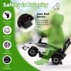 Costzon Push Cars for Toddlers, 3 in 1 Licensed Lamborghini Stroller Sliding Walking Car w/Handle, Armrest Guardrail, Underneath Storage, Horn, Foot-to-Floor Ride On Toy for Boys Girls (White) view 3