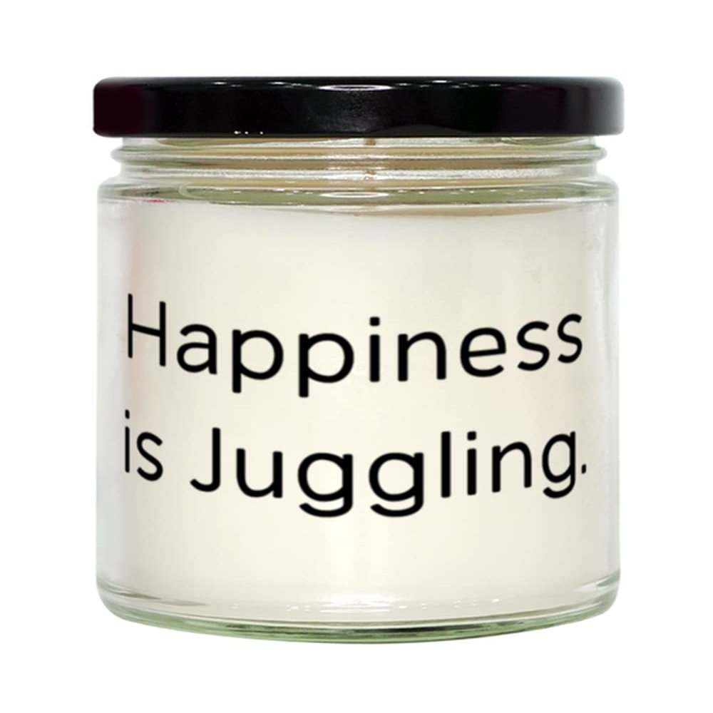 Sarcasm Juggling Gifts, Happiness is Juggling, Reusable Birthday Candle from Friends, Juggling Equipment, Juggling Balls, Juggling Clubs, Juggling Rings, Juggling Scarves, Juggling pins