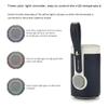 3 Temperature Adjustable Portable Baby Bottle Warmer, Portable Car Travel Bottle Warmer USB Milk Heat Keeper Baby Bottle Warmer (Navy blue) view 4