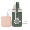 3 Temperature Adjustable Portable Baby Bottle Warmer, Portable Car Travel Bottle Warmer USB Milk Heat Keeper for Home and on The Go (Green) view 1