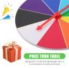 VALICLUD Editable Lottery Turntable 7.5 Inch Wall Mounted Prize Wheel with Dry Erase Surface for Party Games and Classroom Fun view 2