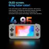 RG505 Handheld Game Console with Android 12, 5.94-inch OLED Touch Screen, Unisoc Tiger T618, Built-in 128G TF Card Have 3170+ Games (RG505 Gray) view 3
