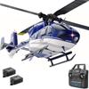 EC135 C187 Remote Controlled Heli Aircraft Plane RC Helicopter add Optical Flow Positioning Single Rotor No Ailerons 6-Axis Gyroscope Altitude Hovering Aerobatics for Adults Beginners view 1