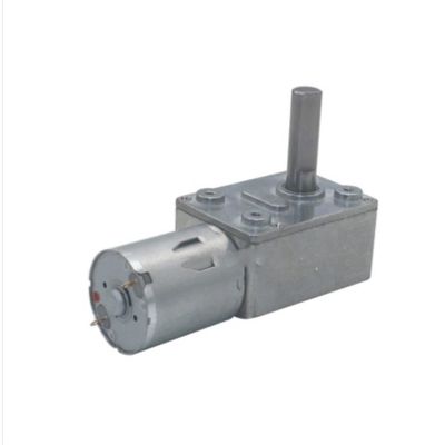 Xianglaa-Motor Brushed Wheelchair Motor, Dc Worm Gear Motor, JGY370, High Torque Gear Motor, D Axis Worm Gear High Torque Motor (Color : 25mm Shaft, Size : 23rpm)