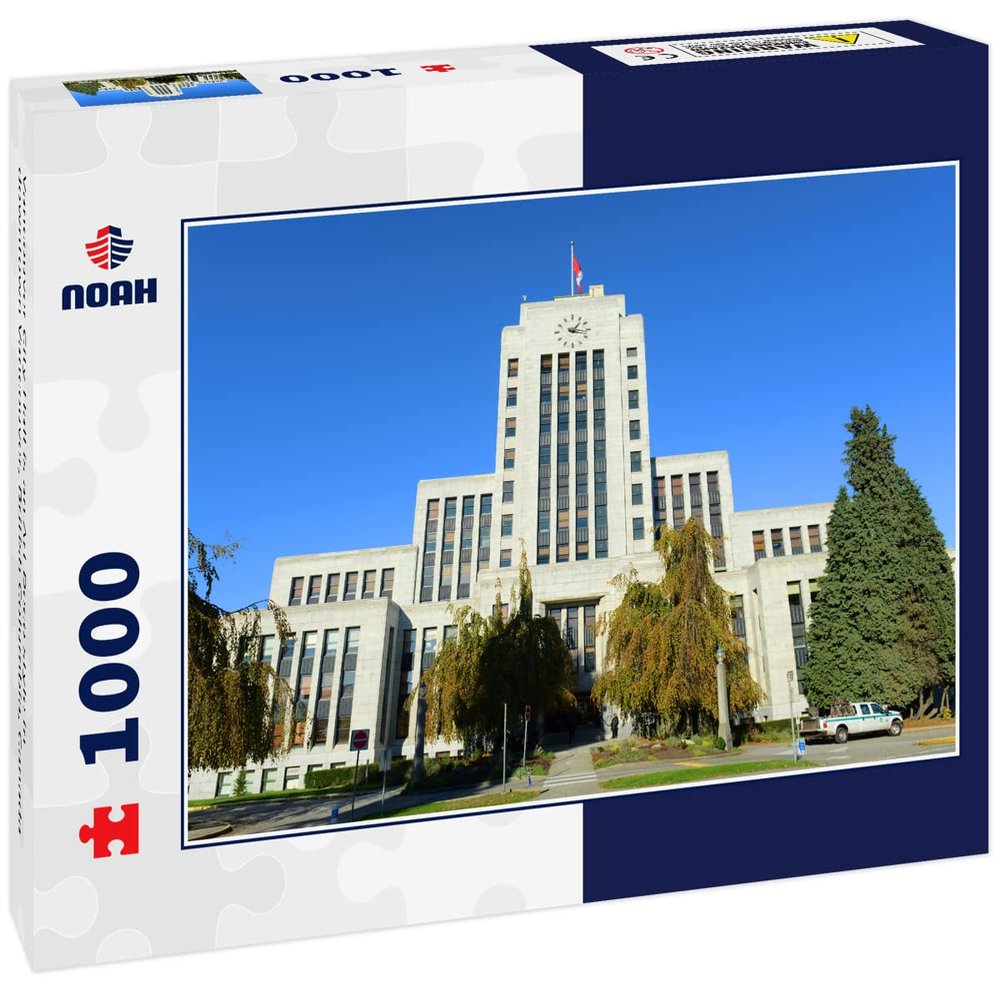 Noah Jigsaw Puzzle Vancouver City Hall is an Art Deco Style in Downtown Vancouver, British Columbia, Canada 1000 Pieces