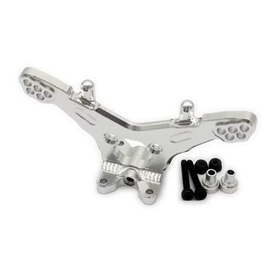Aluminum Rear Shock Tower Damper Mount Silver for Losi Mini-T 2.0 LOS214011