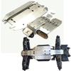 Stainless Steel Chassis Armor Skid Plate Chassis Protector Guard Plate Hollow Version 5pcs for Traxxas 1/6 XRT view 1