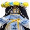 BraveUA 12'' Exclusive Collectible Ukrainian Motanka Doll on Wooden Base || Mother Nature Doll || Slavic Design Handmade Made in Ukraine (Light Blue) view 4