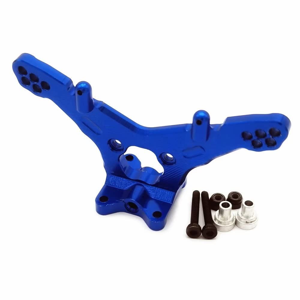 Aluminum Rear Shock Tower Damper Mount Blue for Losi Mini-T 2.0 LOS214011