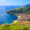 Noah Jigsaw Puzzle Madeira Island from The air, Machico Bay, Travel Beautiful Places in Portugal Islands 1000 Pieces view 2