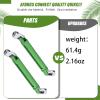 2Pcs Aluminum Driveshafts for Redcat Gen7 Drive Shafts Axles Redcat Everest 10 Redcat Gen7 Pro Sport Upgrades Parts 13819 Green view 3
