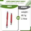 2Pcs Aluminum Driveshafts for Redcat Gen7 Drive Shafts Axles Redcat Everest 10 Redcat Gen7 Pro Sport Upgrades Parts 13819 Red view 3