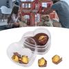 VINGVO Dollhouse Chocolate Decoration, Adhesive Tape Heart Box Packaged Miniature Chocolate Model for Table view 3