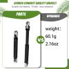 2Pcs Aluminum Driveshafts for Redcat Gen7 Drive Shafts Axles Redcat Everest 10 Redcat Gen7 Pro Sport Upgrades Parts 13819 Black view 3
