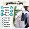 Travel Backgammon Game | Lightweight Roll-up Backgammon Set | Travel Backgammon Sets for Adults | Portable Travel-Size Strategy Board Game for Camping, Backpacking or Beach view 4