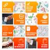 20 Extra Large Toilet Seat Covers Disposable for Kids & Adults-Toilet Covers Disposable for Travel-Toddler Toilet Seat Cover Liners for Potty Training-Individually Wrapped-Waterproof (Dinosaurs) view 4