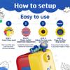 Story Cinema Kids Interactive Read-Aloud Storytelling Projector Audiovisual Bedtime Story Player Starter Set w/6 Classic Books, Easy-to-Use Includes Lullaby view 3