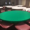 Playezze Felt Poker Table Cover - Custom Made to Order - Bonnet - with Drawstring Bloc and Bag (Casino Green, 36 inch Round) view 4