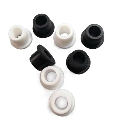 GatherTOOL Black 5mm to 28mm Round Hollow Silicone Rubber Grommet Hole Plug Wire Cable Wiring Protect Bushes O-Rings Sealed Gasket (Color : Black, Size : 12mm(Bore 7.5mm) 5pcs)