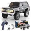 BEEZRC FMS 1/24 RC Crawler Officially Licensed Chevy K5 Blazer RC Car FCX24 RTR RC Pickup Truck SUV 4WD 2.4GHz Hobby RC Model 8km/h Mini car RC Off-Road Remote Control Car (Black) view 1