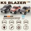 BEEZRC FMS 1/24 RC Crawler Officially Licensed Chevy K5 Blazer RC Car FCX24 RTR RC Pickup Truck SUV 4WD 2.4GHz Hobby RC Model 8km/h Mini car RC Off-Road Remote Control Car (Black) view 2