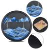 ETULLE 360 Rotating Sand Art Liquid Motion 3D Deep Sea Sandscape, Moving Sand Art Decor, Round Glass Frame Display Flowing Sand Relaxing Toy for Home Office Work Decor view 4
