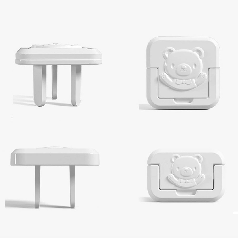 20 PCS Socket Protection Cover Baby & Children's Socket Protection Cover (3 Holes*10 pcs) Children's Socket Protection Cover (2 Holes*10 pcs) Keep Children Safe