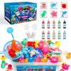 Kiditos Magic Water Elf Toy KitSquishies for Kids, 10 Gels & 6 Molds, Magic Gel Water Pets Sensory Toy, Fun DIY Craft Kit, Party Favors, Birthday & Christmas Gifts for Kids Ages 3+ view 1
