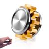 Copper Gear Metal Fidget Spinner Sensory Toy for Adults, Teens and Kids, Small Plastic Fidget Toy, Ideal for Anxiety Relief, Stress Relief, ADHD and Autism, 1 Count (Silver) view 1