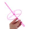 Alasum Flying Helicopter Toy, 40PCS Colorful Rotating Flywheel Toys Hand Crank Flying for Kids Outdoor Games Interaction Bamboo Dragonfly 5.11x5.11x9.44 Inch view 3
